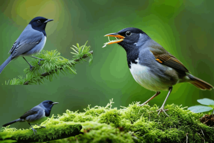 black headed nightingale thrush